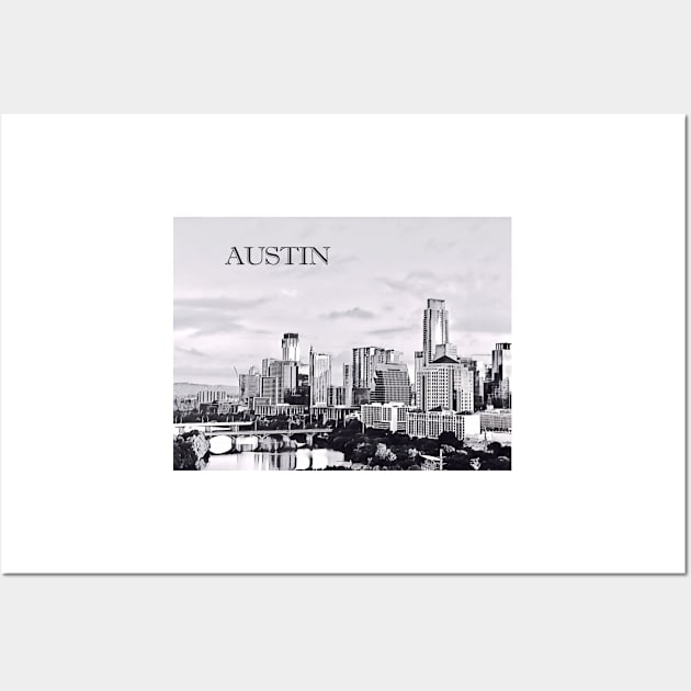 Austin Wall Art by davidbstudios